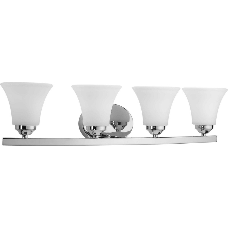 Adorn Four Light Bath Bracket in Polished Chrome