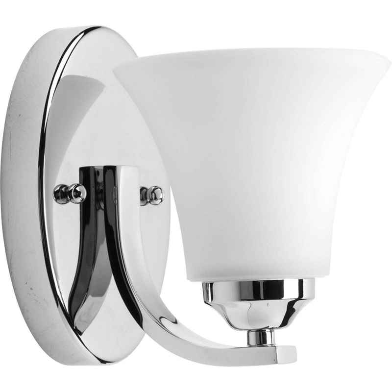 Adorn One Light Bath Bracket in Polished Chrome