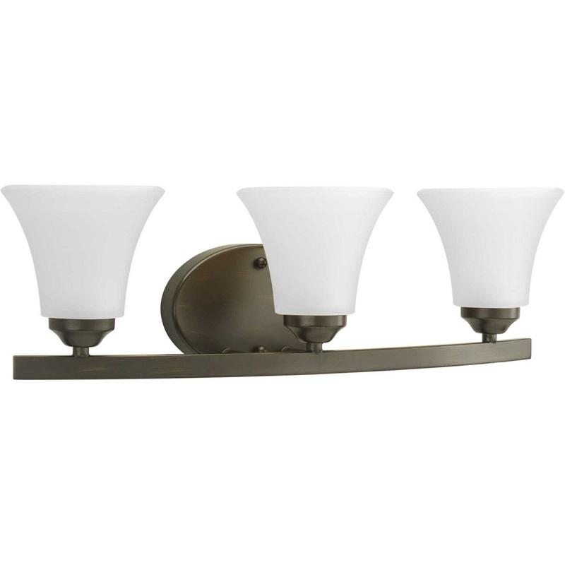 Adorn Three Light Bath Bracket in Antique Bronze