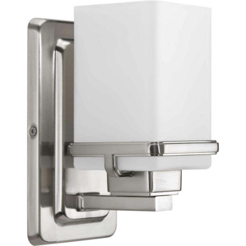 Metric One Light Bath in Brushed Nickel