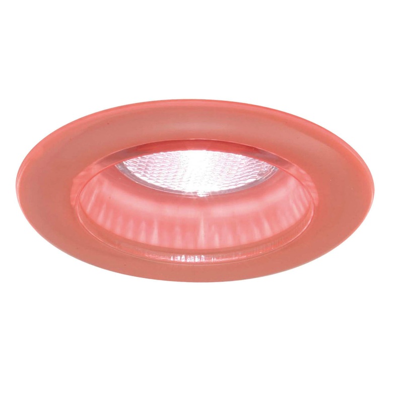 Recessed Glass Trim in Pink