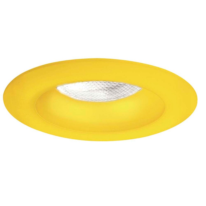 Recessed Glass Trim in Sunshine Yellow