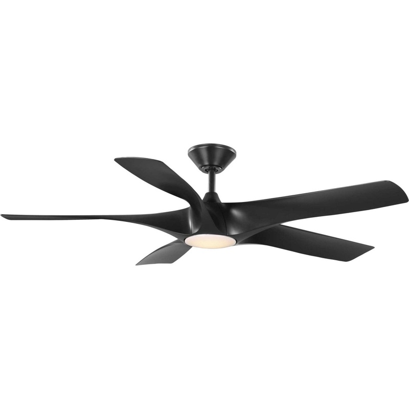 Vernal 60" Ceiling Fan in Matte Black