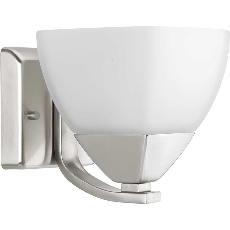 Appeal One Light Bath Bracket in Brushed Nickel