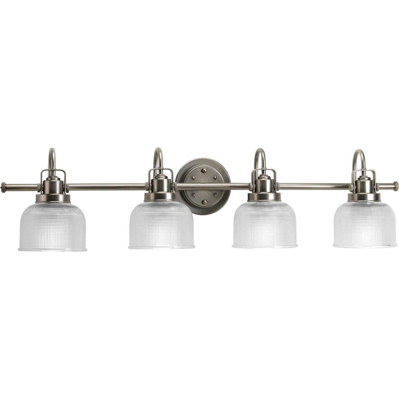 Archie Four Light Bath Bracket in Antique Nickel