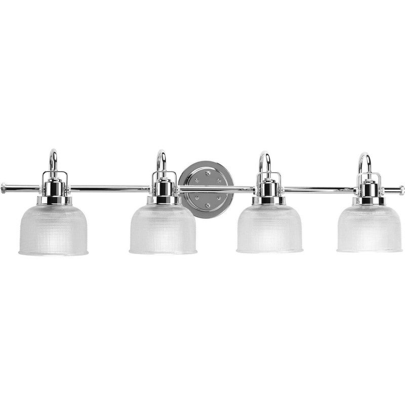 Archie Four Light Bath Bracket in Polished Chrome