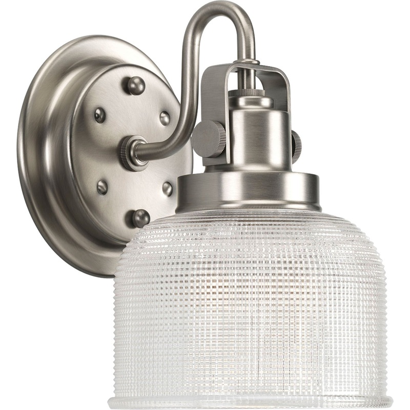 Archie One Light Bath Bracket in Antique Nickel