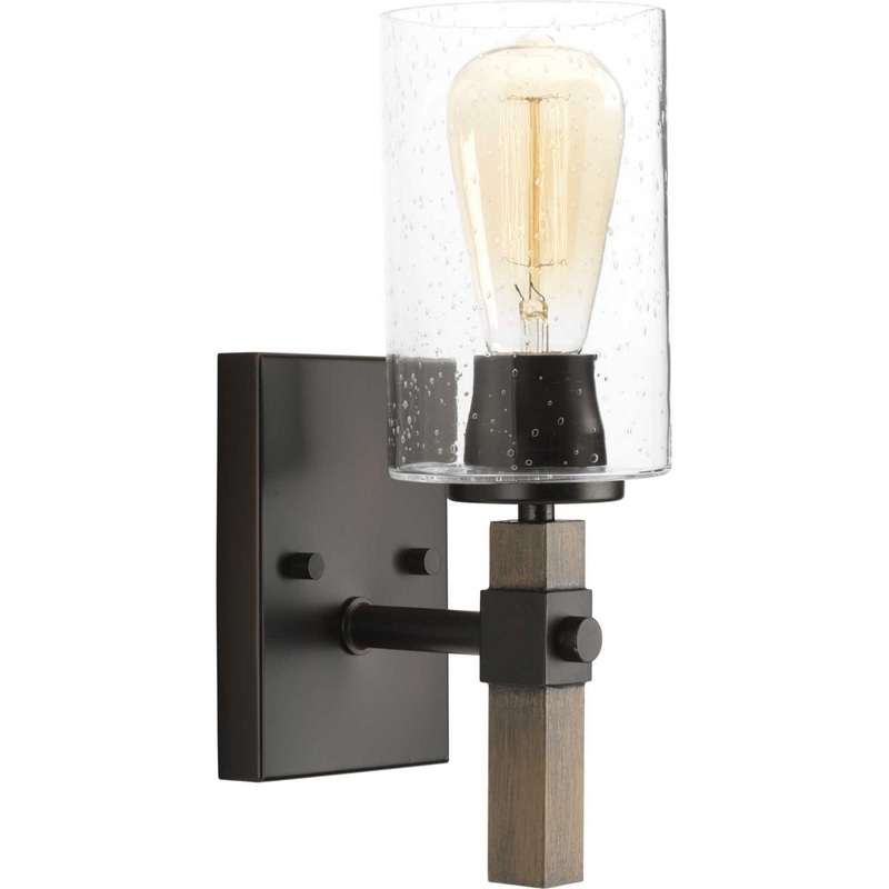 Barnes Mill One Light Bath in Antique Bronze