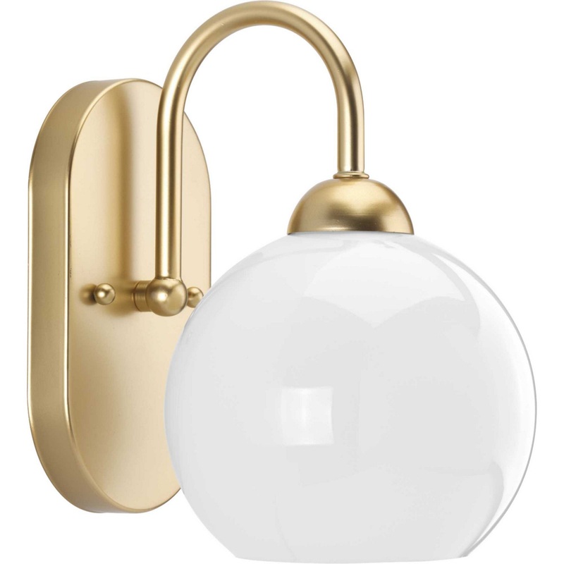 Carisa One Light Bath in Vintage Gold