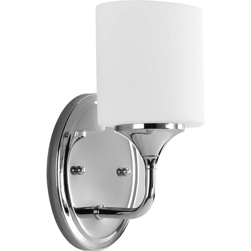 Lynzie One Light Bath in Polished Chrome