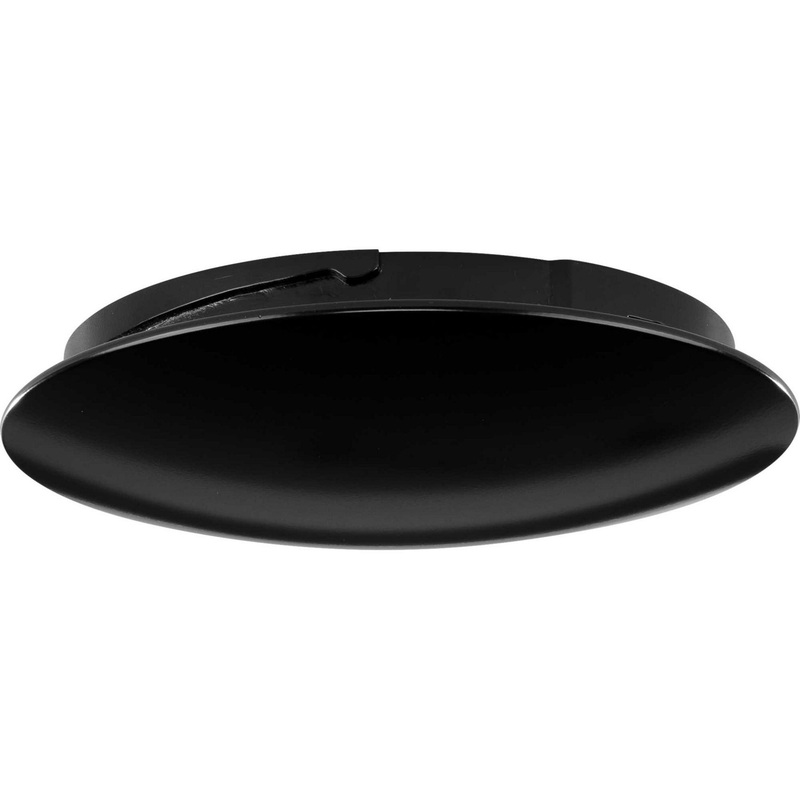 Trevina Ii Blank Off Plate in Black