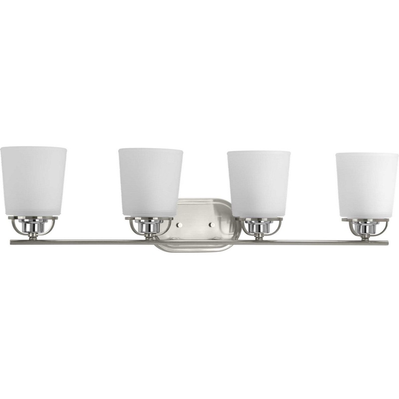 West Village Four Light Bath in Brushed Nickel