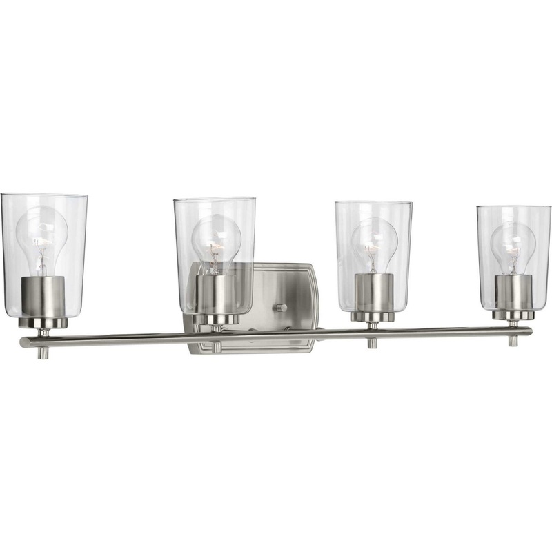 Adley Four Light Bath & Vanity in Brushed Nickel