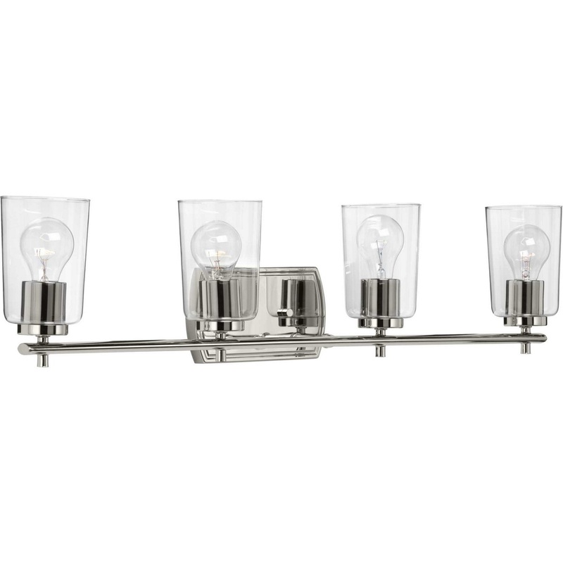 Adley Four Light Bath & Vanity in Polished Nickel