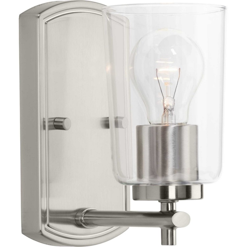 Adley One Light Bath & Vanity in Brushed Nickel