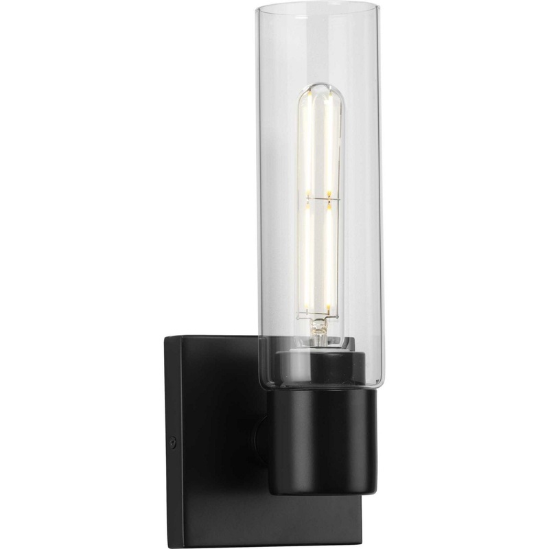 Clarion One Light Bath Bracket in Matte Black