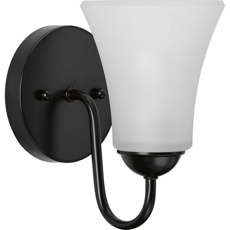 Classic One Light Bath Bracket in Black