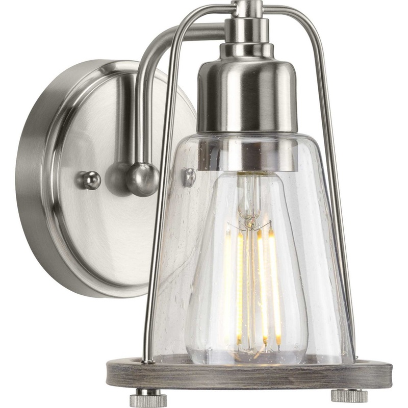 Conway One Light Bath Bracket in Brushed Nickel