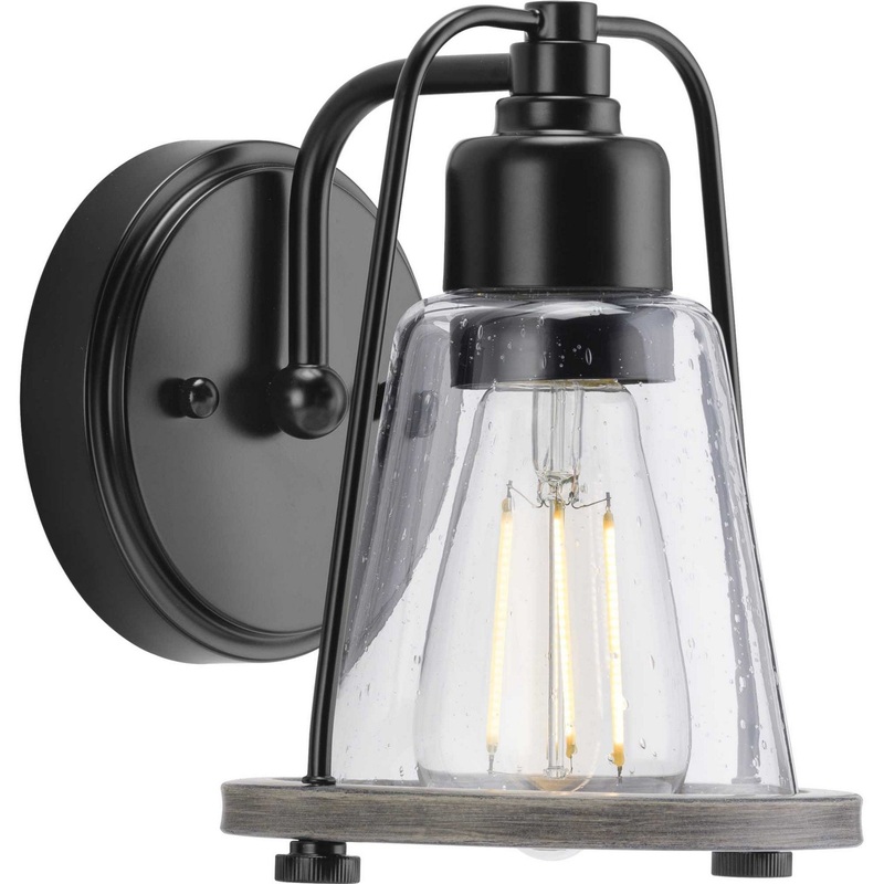 Conway One Light Bath Bracket in Matte Black