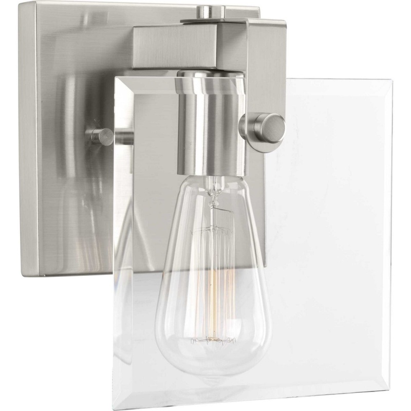 Glayse One Light Bath in Brushed Nickel