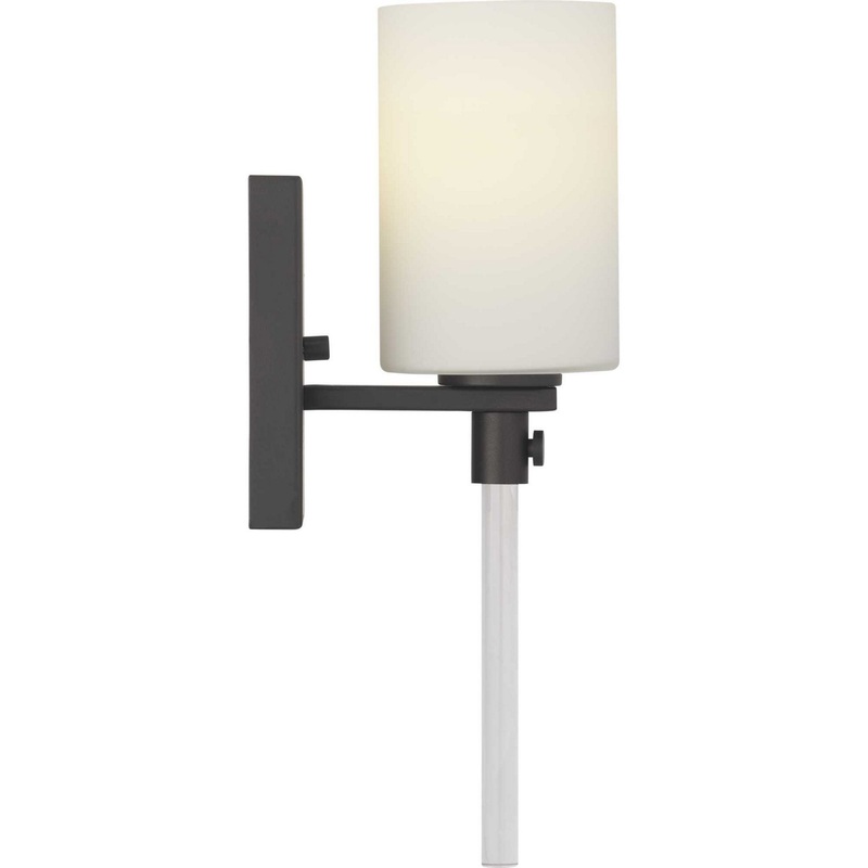 Lisbon One Light Bath in Black