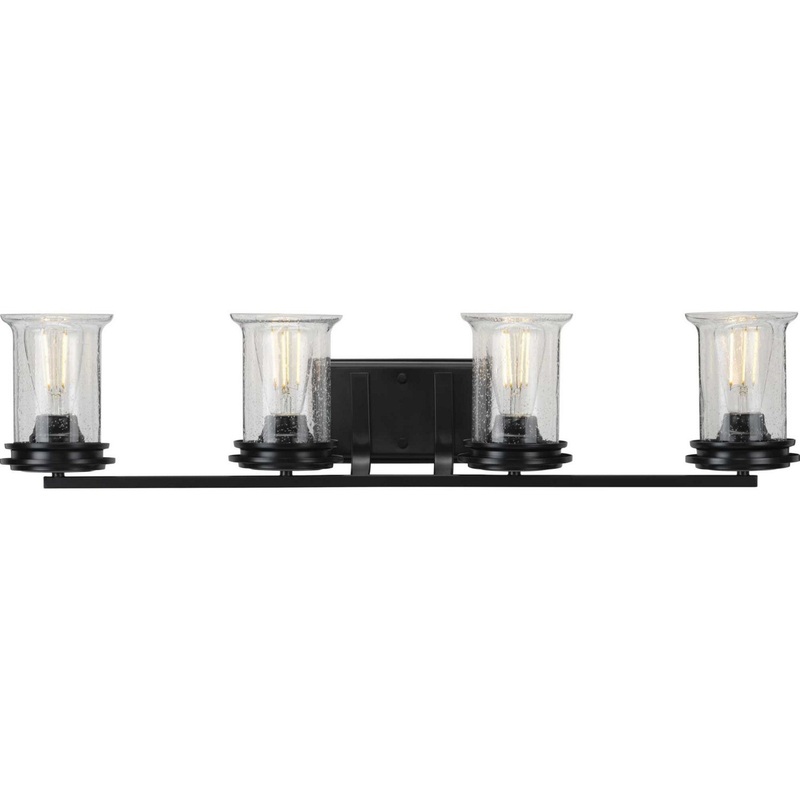 Winslett Four Light Bath in Black