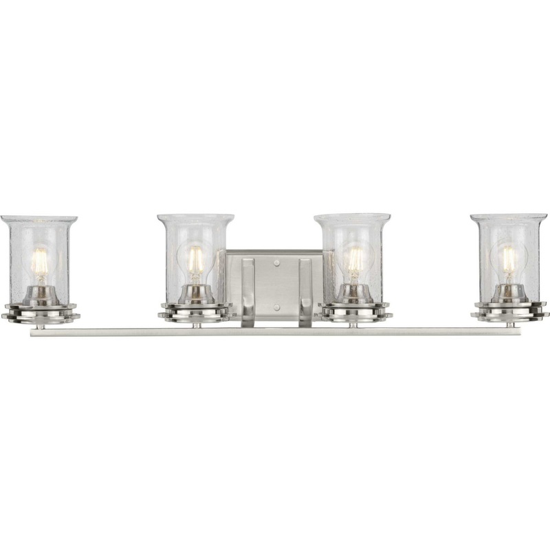 Winslett Four Light Bath in Brushed Nickel