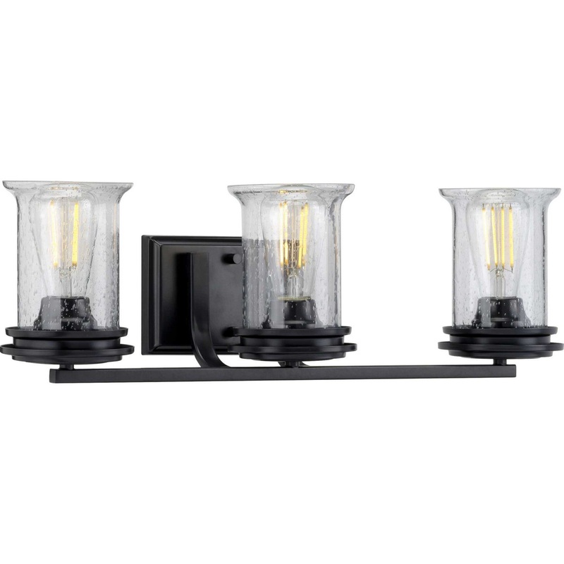 Winslett Three Light Bath in Black