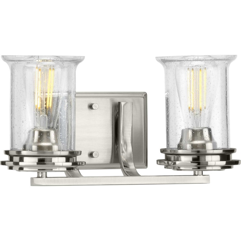 Winslett Two Light Bath in Brushed Nickel