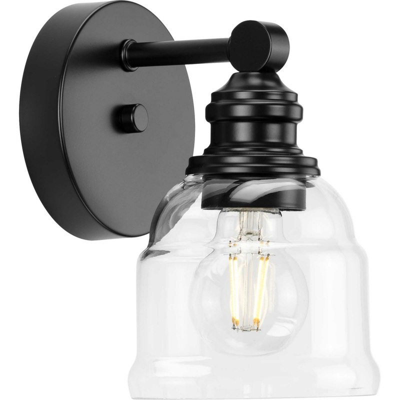 Ambrose One Light Bath Vanity in Matte Black