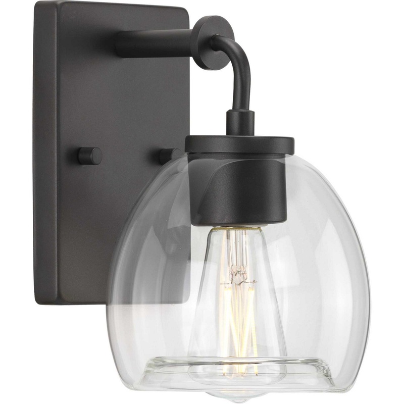 Caisson One Light Bath Bracket in Graphite