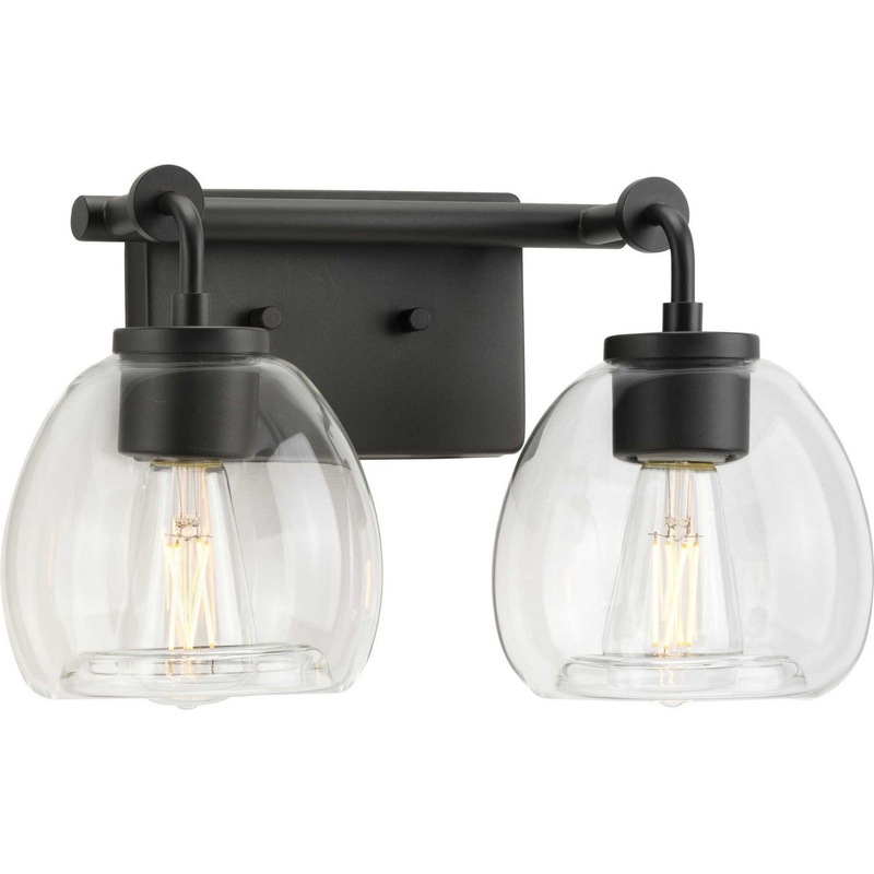 Caisson Two Light Bath Bracket in Graphite