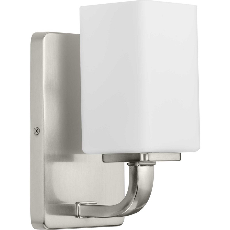 Cowan One Light Bath Vanity in Brushed Nickel