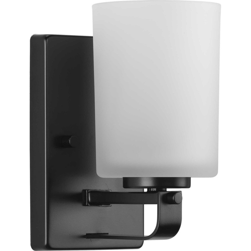 League One Light Bath Bracket in Matte Black