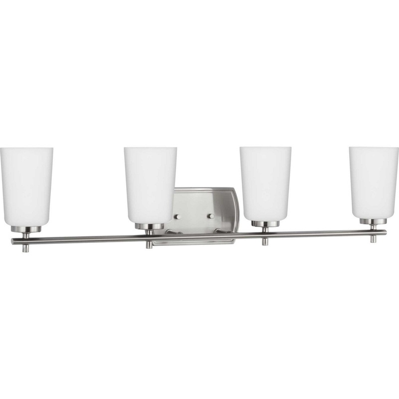 Adley Four Light Bath in Brushed Nickel