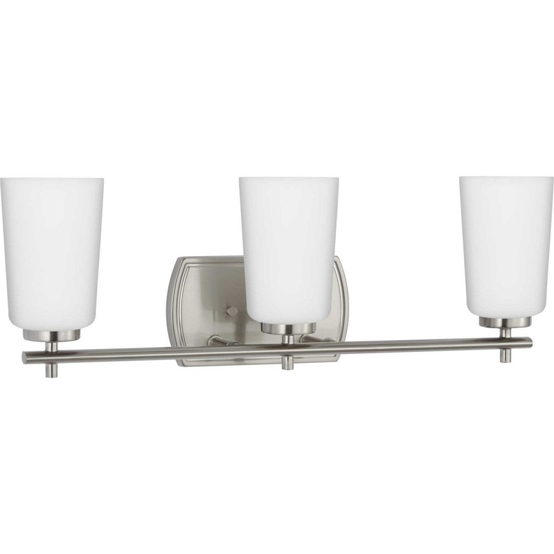 Adley Three Light Bath in Brushed Nickel