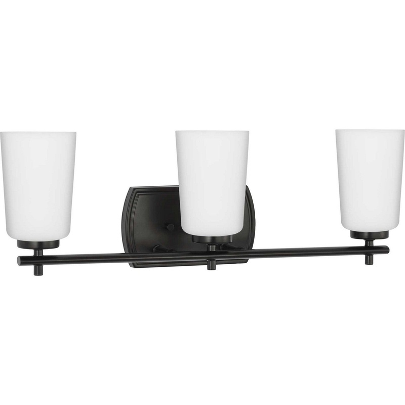 Adley Three Light Bath in Matte Black