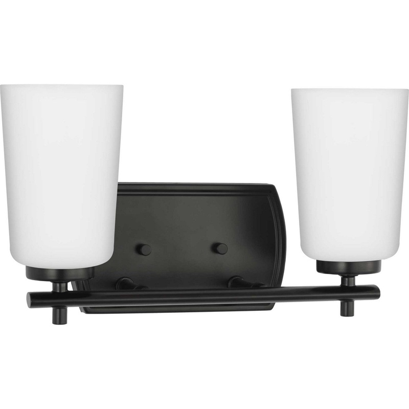 Adley Two Light Bath in Matte Black