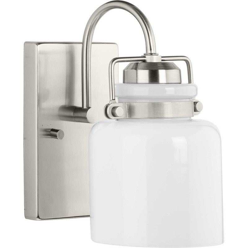 Fessler One Light Bath in Brushed Nickel