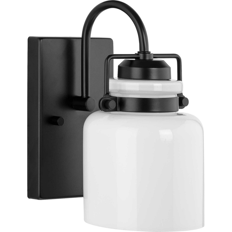 Fessler One Light Bath in Matte Black
