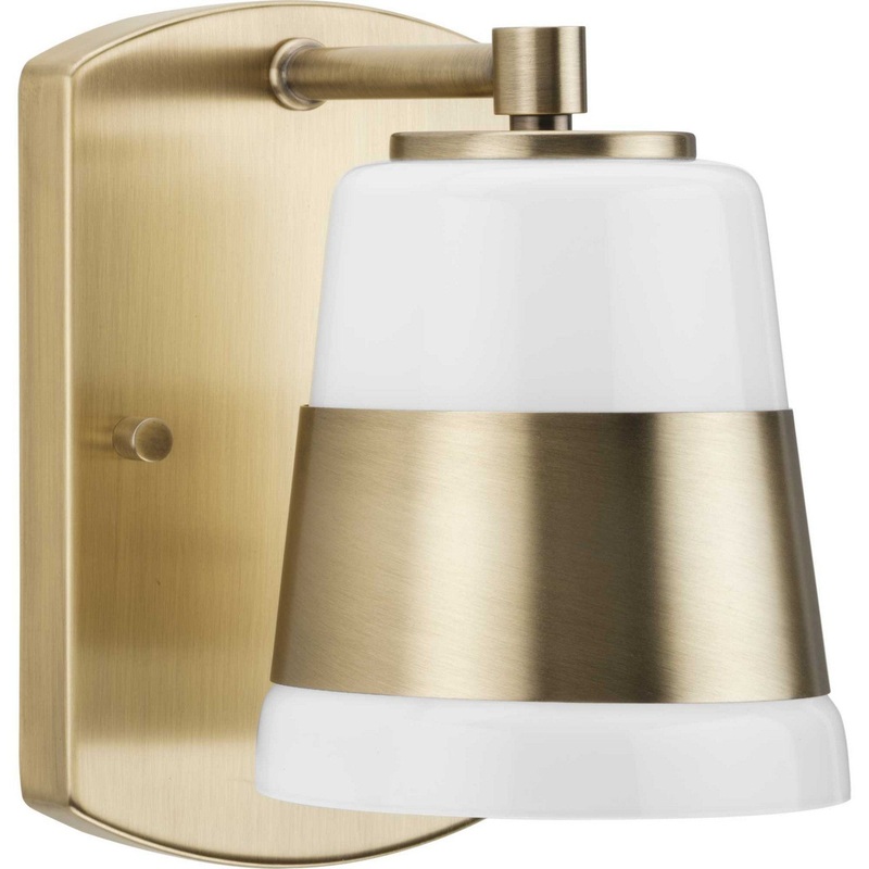 Haven One Light Bath in Vintage Brass