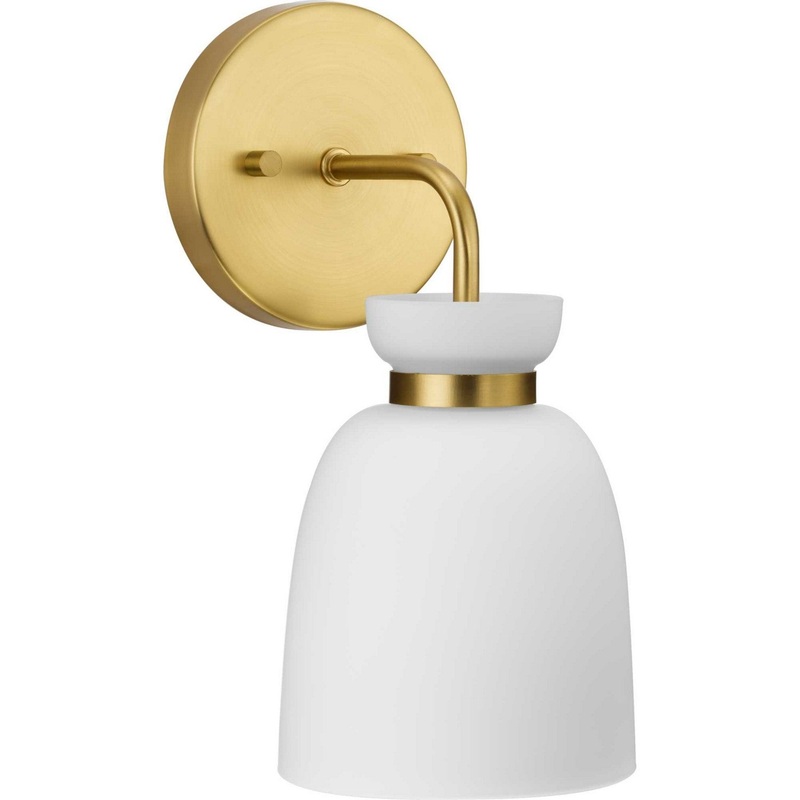 Lexie One Light Bath & Vanity Light in Brushed Gold