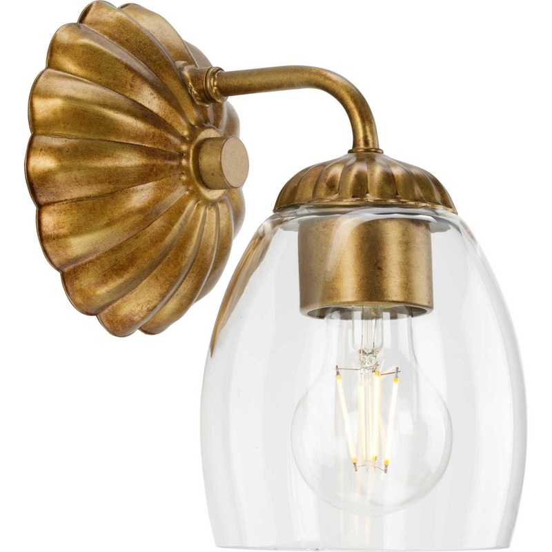 Quillan One Light Bath & Vanity Light in Gold Ombre