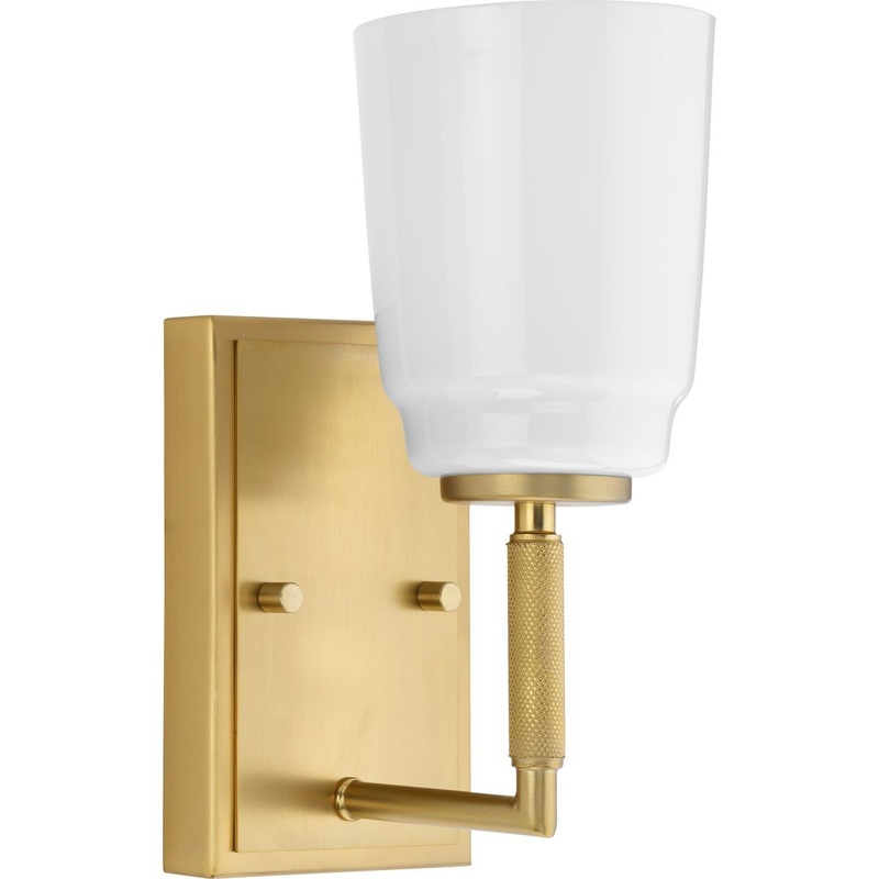 Spenser One Light Bath in Brushed Gold