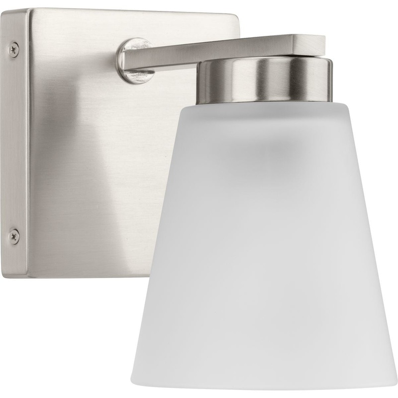 Tanner One Light Bath in Brushed Nickel