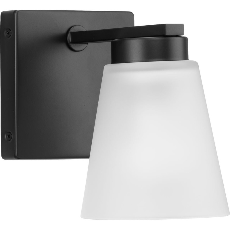 Tanner One Light Bath in Matte Black