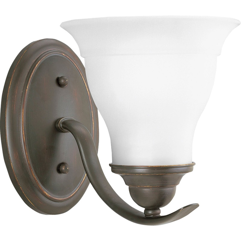 Trinity One Light Bath Bracket in Antique Bronze