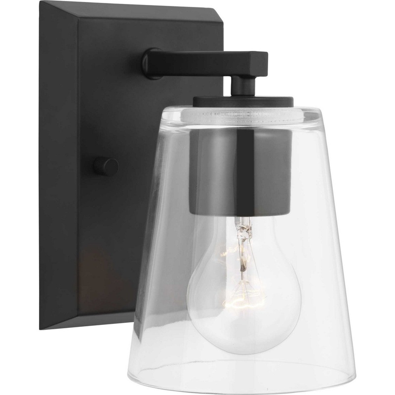 Vertex One Light Bath in Matte Black