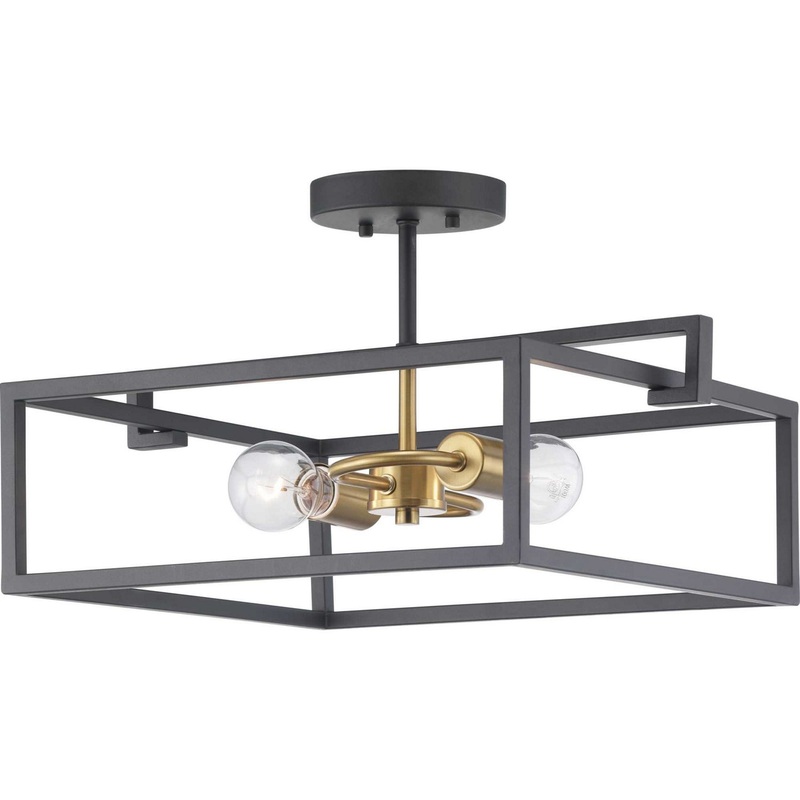 Blakely Two Light Semi-Flush Convertible in Graphite