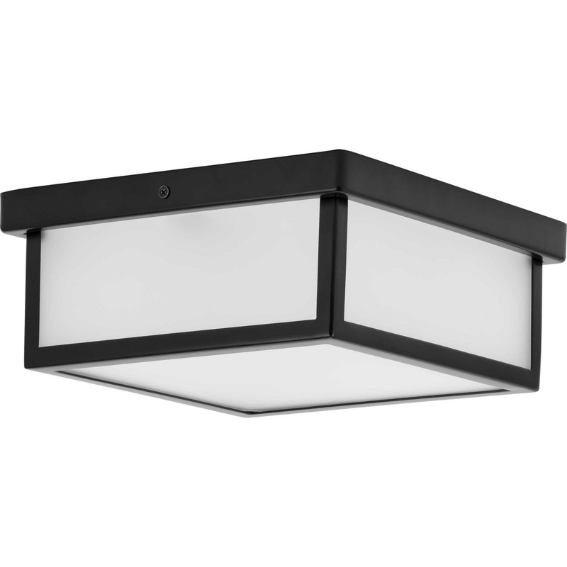 Box LED LED Flush Mount in Matte Black